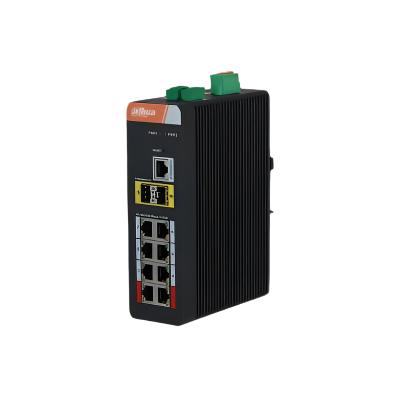 DAHUA PFS4210-8GT-DP 10-PORT GIGABIT INDUSTRIAL SWITCH WITH 8-pORT PoE (Managed) - KUN TRADERS