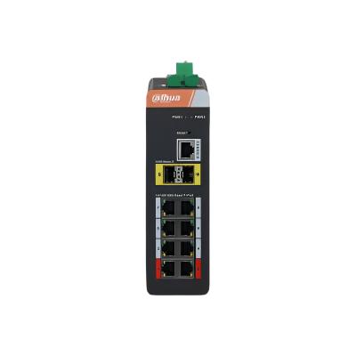 DAHUA PFS4210-8GT-DP 10-PORT GIGABIT INDUSTRIAL SWITCH WITH 8-pORT PoE (Managed) - KUN TRADERS