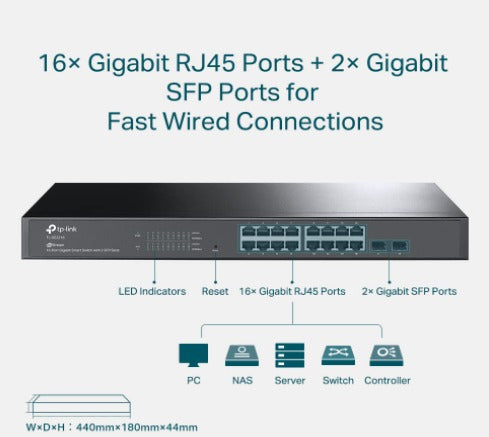 TP-LINK TL-SG3452P JETSTREAM 52-PORT GIGABIT SWITCH 48 PORT POE+ 4 SFP SLOTS MANAGED SWITCH - KUN TRADERS