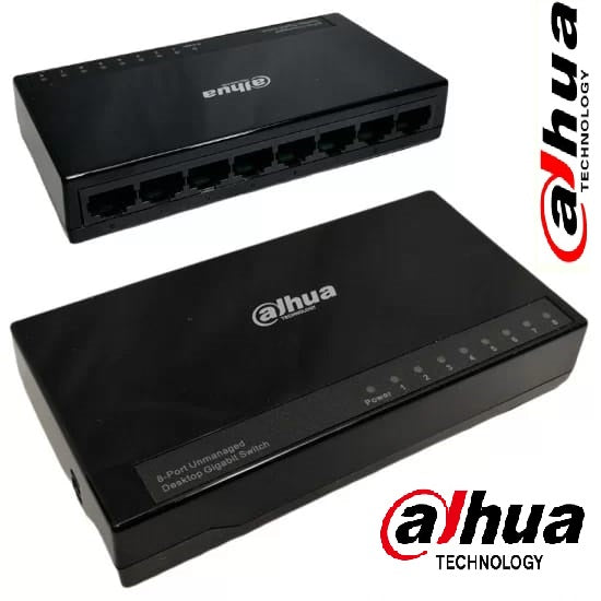 DAHUA NON POE PFS3008-8GT-L 8-PORT DESKTOP GIGABIT ETHERNET SWITCH - KUN TRADERS