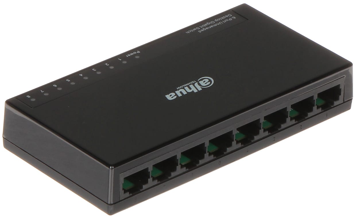 DAHUA NON POE PFS3008-8GT-L 8-PORT DESKTOP GIGABIT ETHERNET SWITCH - KUN TRADERS