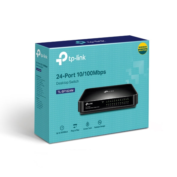 TP-LINK TL-SF1024M 24-PORT 10/100Mbps FAST ETHERNET UNMANAGED SWITCH- KUN TRADERS