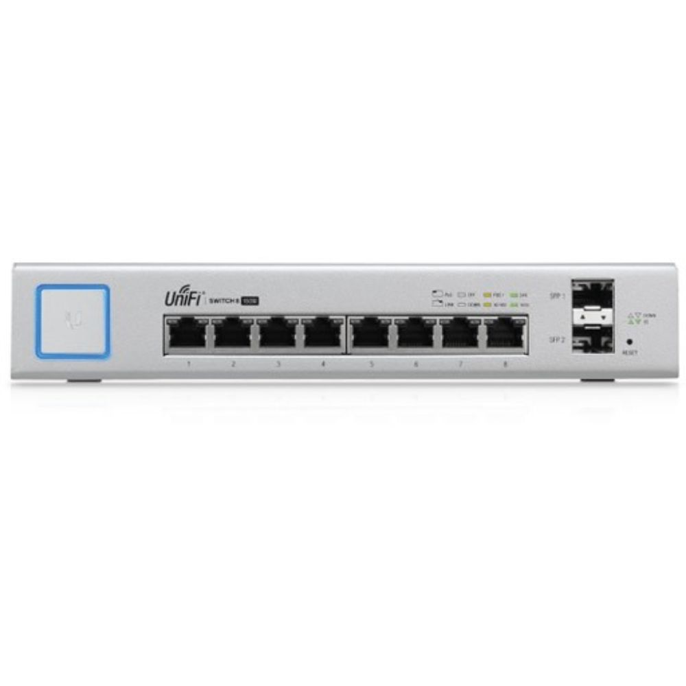 Ubiquiti UniFi US-8-150W 8-Port PoE+ Gigabit Managed Switch - 150W Power, VLAN Support - KUN TRADER