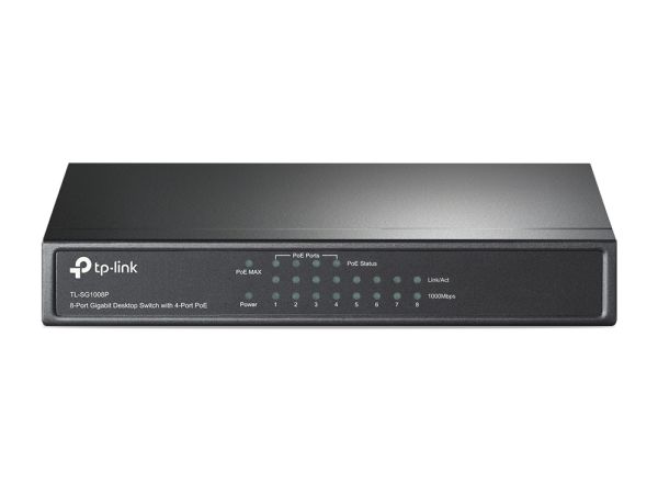 TP-LINK TL-SG1008P 8-PORT GIGABIT POE UNMANAGED SWITCH - KUN TRADERS
