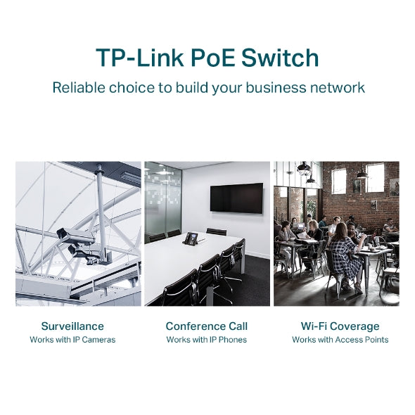 TP-LINK 28-PORT POE+ GIGABIT MANAGED SWITCH (TL-SG1428PE) - KUN TRADERS