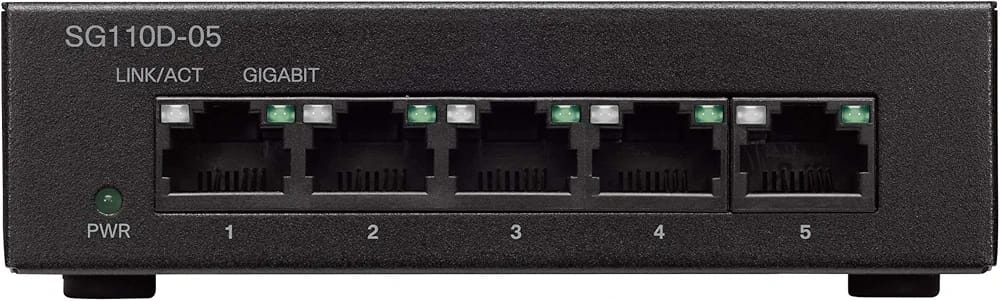 CISCO SG110D-05-EU NON POE 5 PORT GIGABIT DESKTOP SWITCH - KUN TRADERS