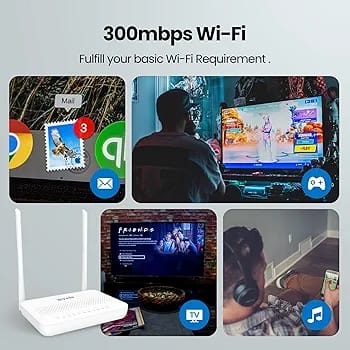 TENDA HG6 N300 Wi-Fi ROUTER GPON ONT - KUN TRADERS