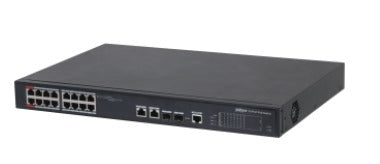 DAHUA ETHERNET SWITCH: 18-PORT, Managed, 16-Port PoE DH-PFS4218-16ET-190 - KUN TRADERS
