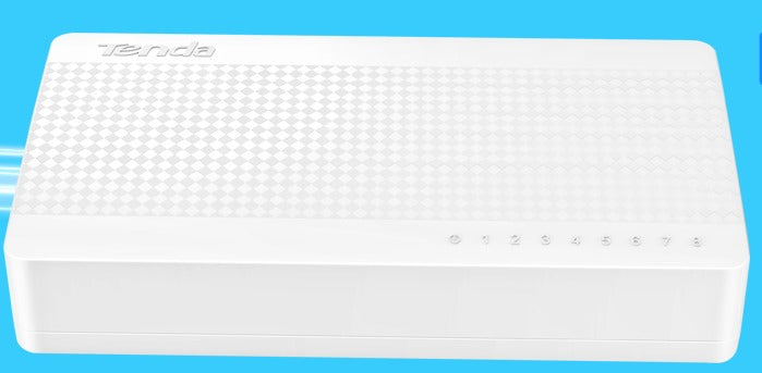 TENDA S108 - 8 PORT ETHERNET NON POE 10/100 SWITCH - KUN TRADERS