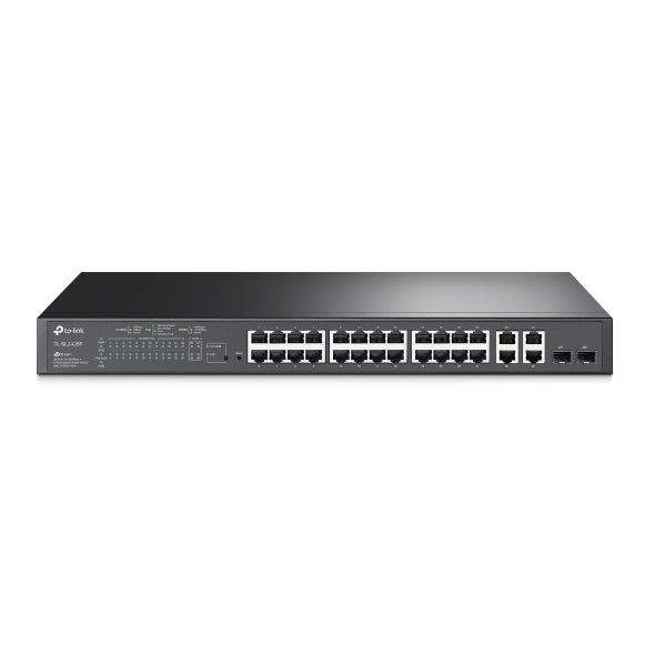 TP-LINK TL-SL1218P 16-PORT PoE 10/100MBPS + 2 GIGABIT UPLINK PORTS MANAGED SWITCH- KUN TRADERS