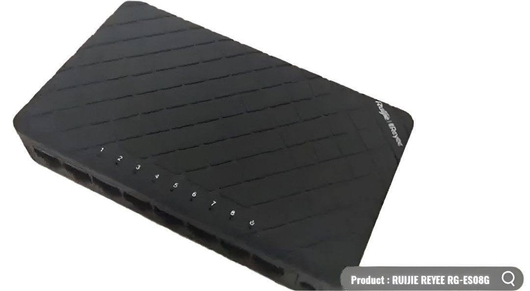 RUIJIE RG-ES08G 8-PORT GIGABIT ETHERNET SWITCH, UNMANAGED, PLUG AND PLAY - KUN TRADERS