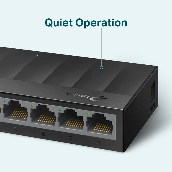 TP-LINK LS1008G 8-PORT GIGABIT UNMANAGED SWITCH - FAST ETHERNET - KUN TRADERS