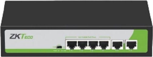 ZKT PE042-55-C 4-PORT POE SWITCH 10/100MBPS + 2 UPLINK PORTS - KUN TRADERS