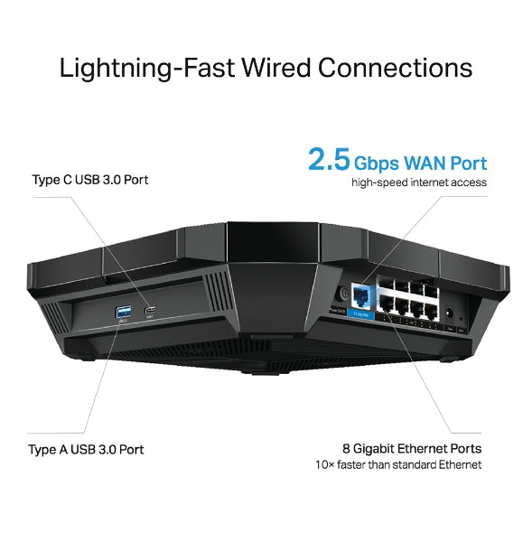 TP-LINK ARCHER AX6000 NEXT-GEN WIFI 6 ROUTER VER 1.0 - KUN TRADERS