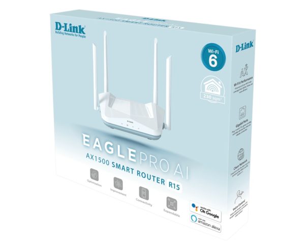D-LINK AX1500 SMART ROUTER R15 – HIGH SPEED Wi-Fi ROUTER - KUN TRADERS