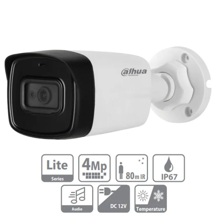 Dahua CCTV CAMERA DH-HAC-HFW1200TLP (2MP BULLET/Outdoor Camera)