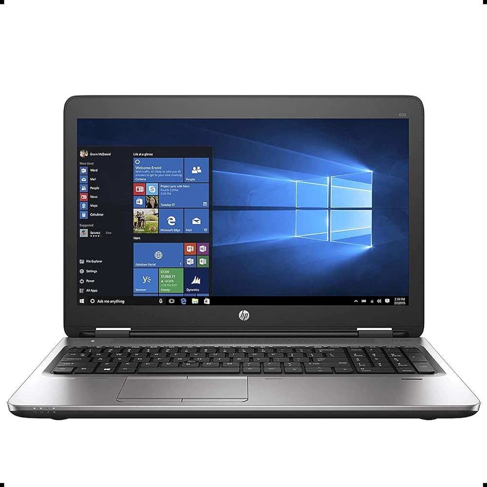 HP ProBook 650 G2 Laptop Core i3 6th Gen 8GB RAM, 256GB SSD 15.6 Inch Screen Just Like A New Laptop