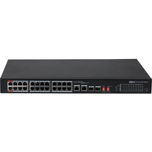DAHUA 26 PORT UNMANAGED SWITCH WITH 24 POE PORT DH-PFS3226-24ET-240 - KUN TRADER