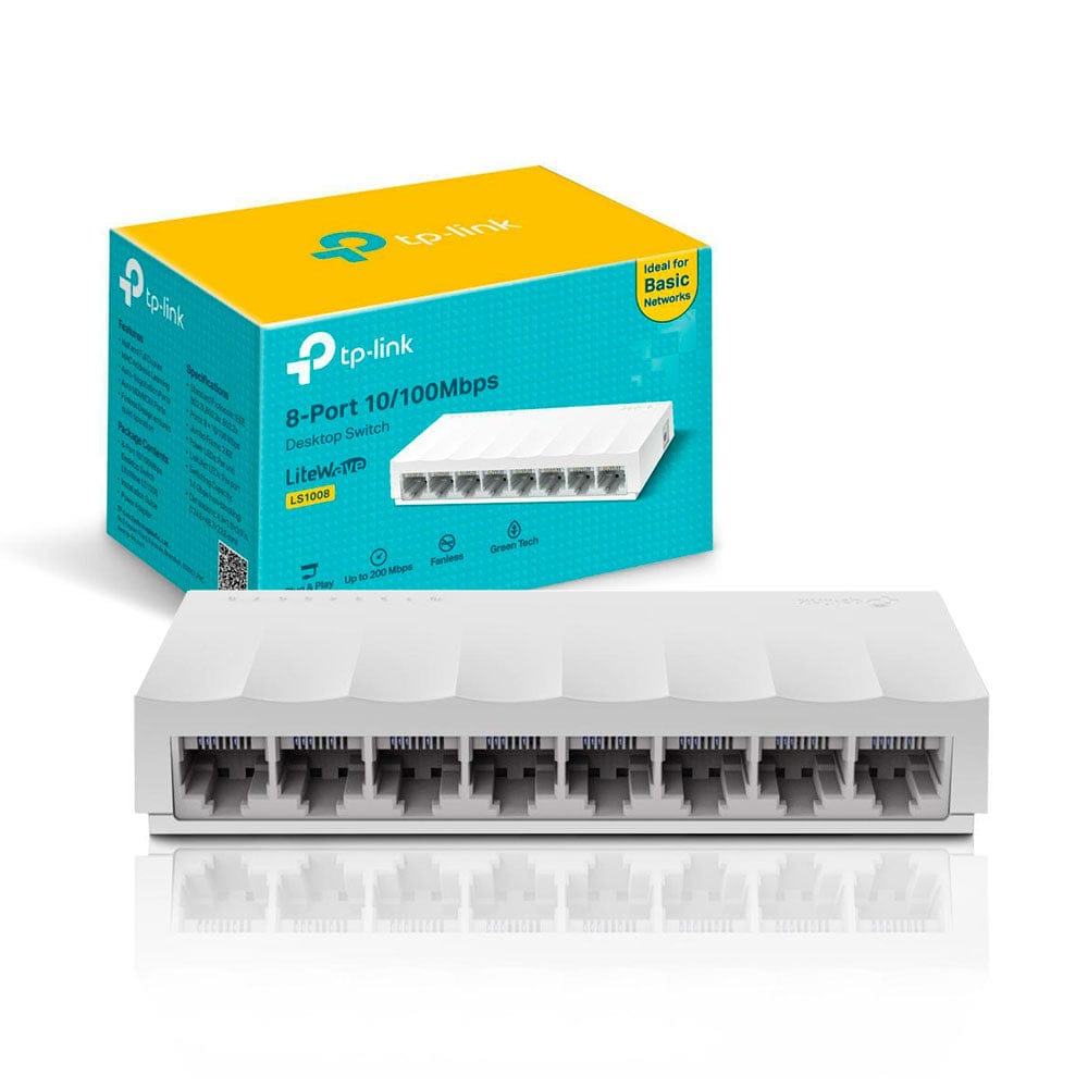 TP-LINK LS1008 8-PORT UNMANAGED FAST ETHERNET SWITCH - KUN TRADERS