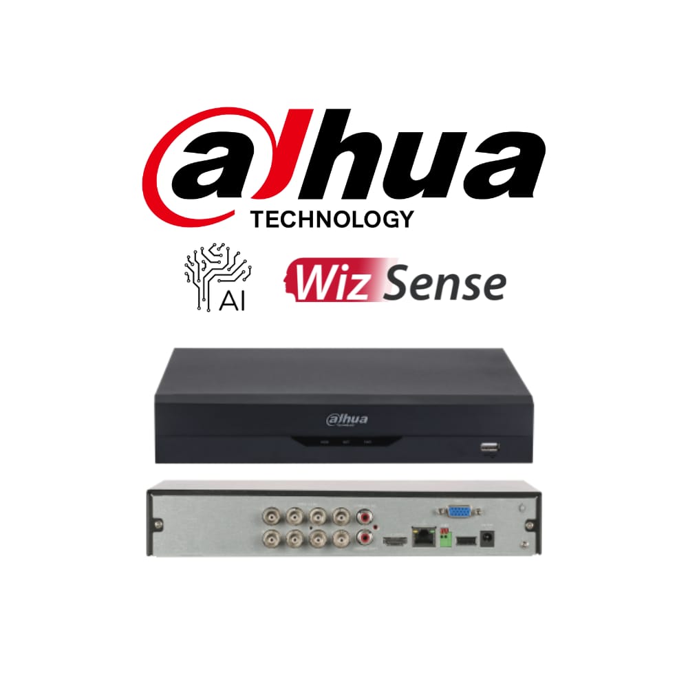 DAHUA 8 CHANNEL XVR-5108HS-I3 UPTO 6MP SUPPORTED - HUMAN FACE RECOGNITION- KUN TRADERS