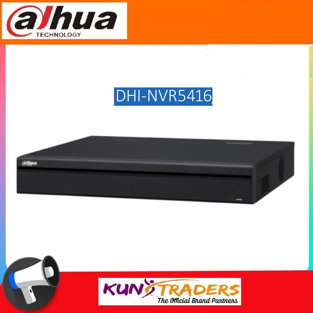 DAHUA 16 CHANNEL DHI-NVR5416-4KS2 -SUPPORTED UPTO 8MP- KUN TRADERS