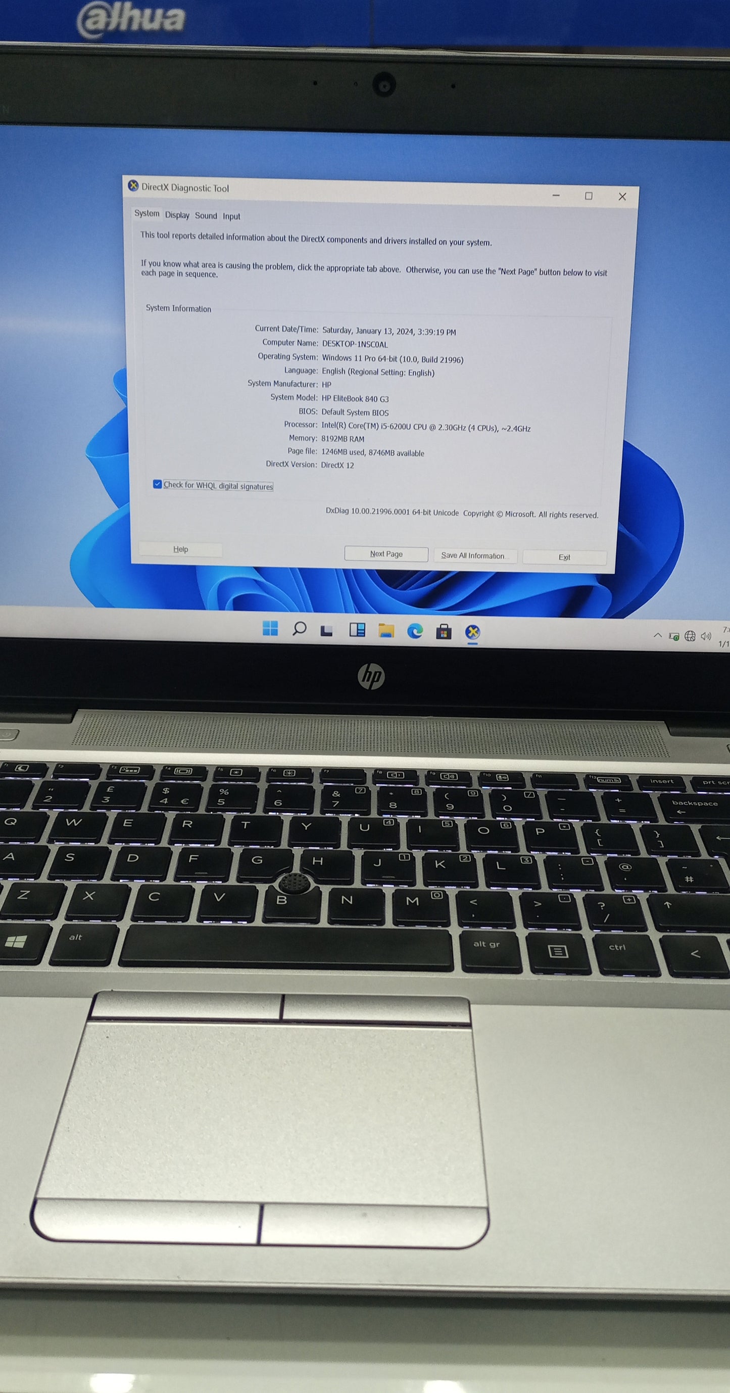 HP Elitebook 840 G3 Core i5 6th Gen - 8GB, 128GB SSD 14″ HD LED Like A New Laptop