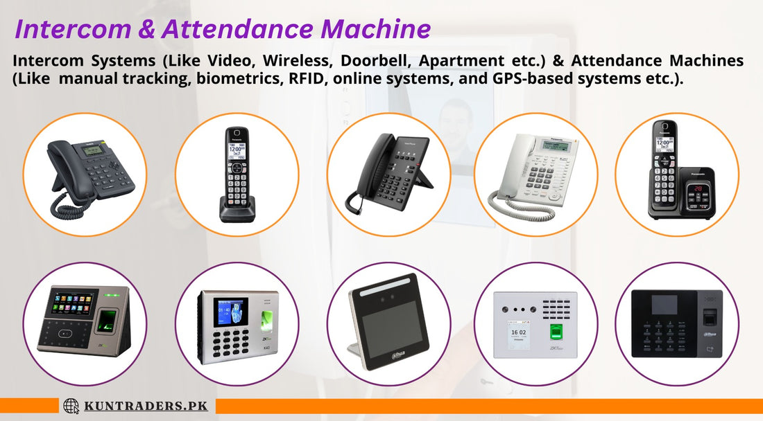 INTERCOM & ATTENDANCE MACHINE