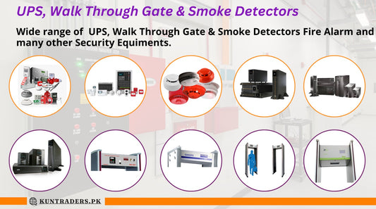 UPS, WALK THROUGH GATES & SMOKE DETECTORS
