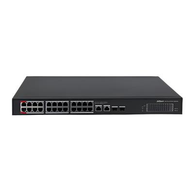 DAHUA PFS3228-24GT-240 , 28 PORTS UNMANAGED GIGABIT SWITCH WITH 24 PORT POE  - KUN TRADERS