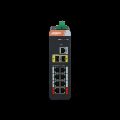DAHUA PFS4210-8GT-DP 10-PORT GIGABIT INDUSTRIAL SWITCH WITH 8-pORT PoE (Managed) - KUN TRADERS