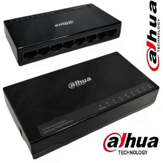 DAHUA NON POE PFS3008-8GT-L 8-PORT  DESKTOP GIGABIT ETHERNET SWITCH  - KUN TRADERS
