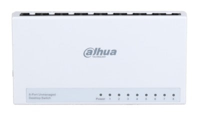 DHAUA DH-PFS3008-8ET-L 8 PORT DESKTOP FAST ETHERNET SWITCH 10/100 DE - KUN TRADERS