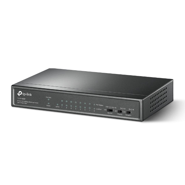 TP-LINK TL-SF1009P 9-PORT FAST ETHERNET POE UNMANAGED SWITCH - KUN TRADERS