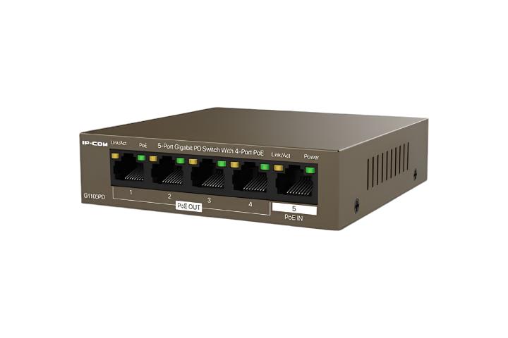 IP-COM 5-PORT GIGABIT PoE++ SWITCH G1105PD - 60W POWER, 1000MBPS, CMPACT DESIGN - KUN TRADERS