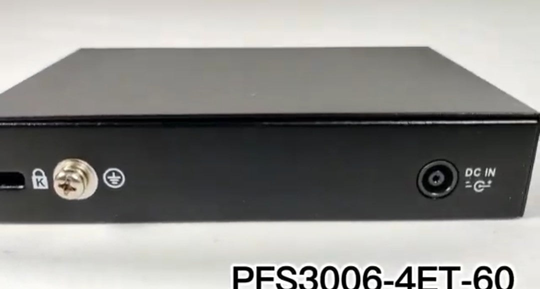 DAHUA DH-PFS3006-4ET-60 6-PORT 10/100Mbps UNMANAGED DESKTOP SWITCH WITH 4 POE PORTS - KUN TRADERS