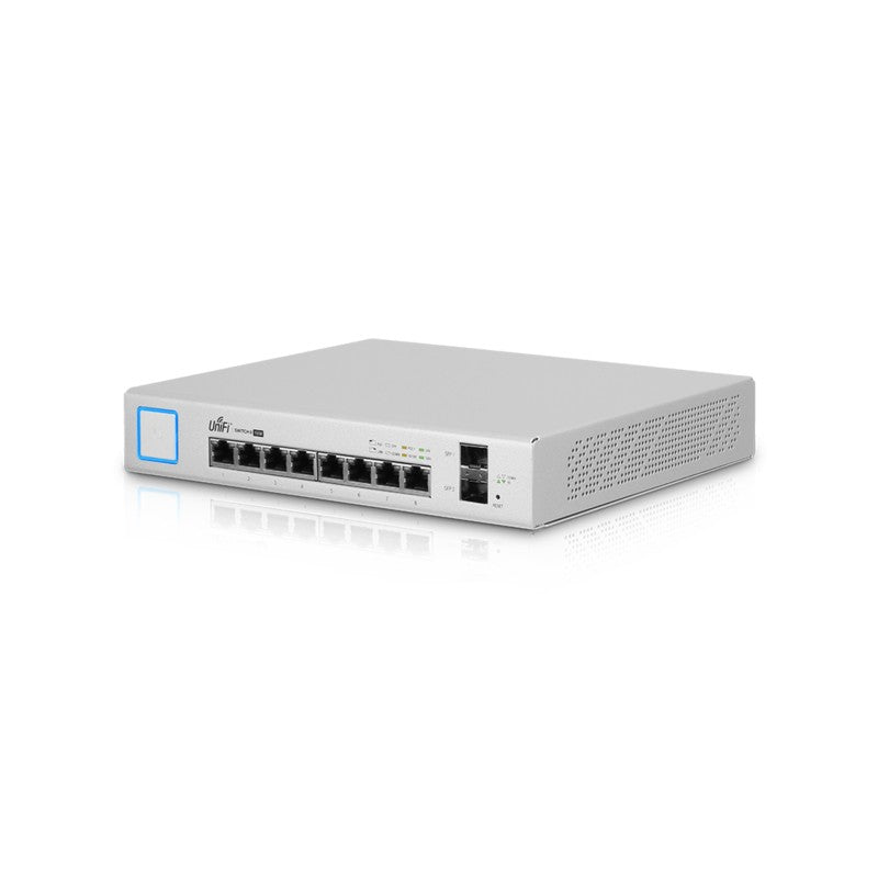 Ubiquiti UniFi US-8-150W 8-Port PoE+ Gigabit Managed Switch - 150W Power, VLAN Support - KUN TRADER
