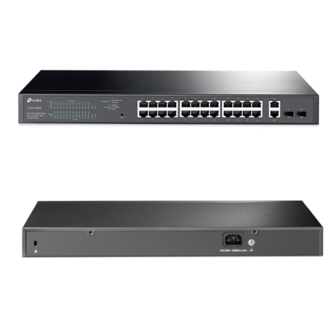 TP-LINK 28-PORT POE+ GIGABIT MANAGED SWITCH (TL-SG1428PE) - KUN TRADERS
