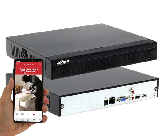 DAHUA 8 CHANNEL NVR 4108HS-4KS2/L METAL BODY - SUPPORTED UPTO 8MP - KUN TRADERS