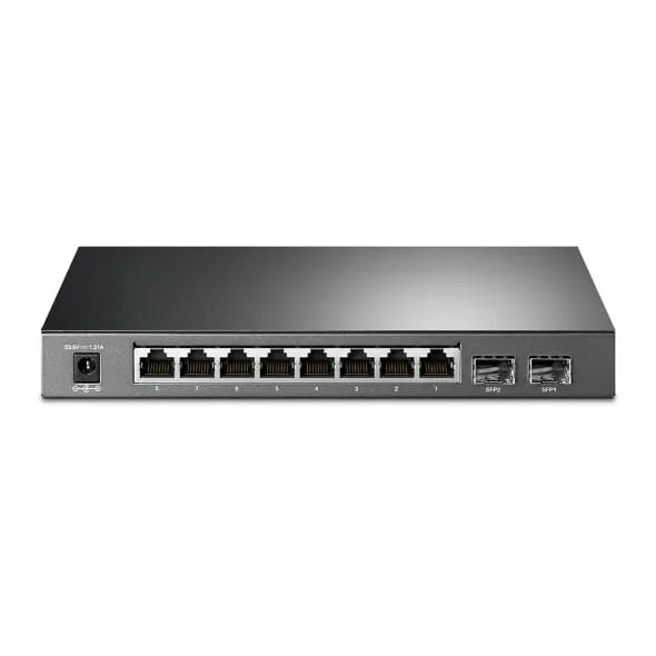 TP-LINK TL-SG2210P 8-PORT GIGABIT POE MANAGED SWITCH WITH 2 SFP SLOTS - KUN TRADERS