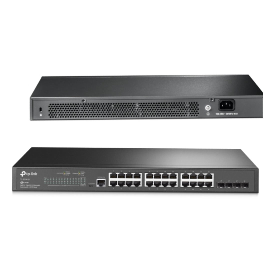 TP LINK TL-SG3428 JETSTREAM 24 PORT NON POE GIGABIT L2+ MANAGED SWITCH WITH 4 SFP SLOTS - KUN TRADERS