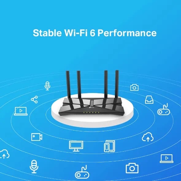 TP LINK ARCHER AX23 AX1800 Mbps SPEED DUAL BAND WiFi 6 ROUTER- KUN TRADERS