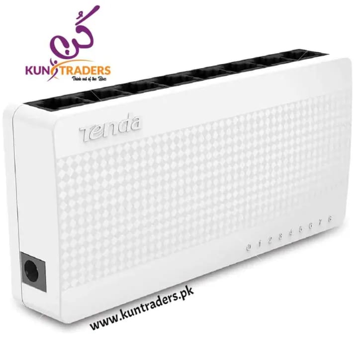 TENDA S108 - 8 PORT ETHERNET NON POE 10/100 SWITCH - KUN TRADERS
