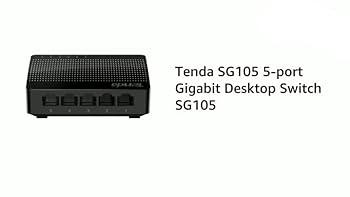 TENDA SG105, 5 PORT POE GIGABIT DESKTOP SWITCH  - KUN TRADERS