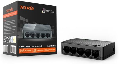 TENDA SG105, 5 PORT POE GIGABIT DESKTOP SWITCH  - KUN TRADERS