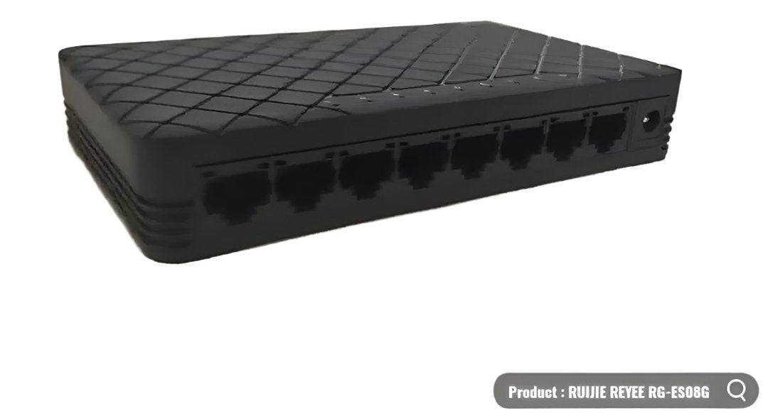RUIJIE RG-ES08G 8-PORT GIGABIT ETHERNET SWITCH, UNMANAGED, PLUG AND PLAY - KUN TRADERS
