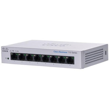 CISCO CBS110-8T-D 110 NON POE SERIES 8 PORT GIGABIT ETHERNET DESKTOP SWITHCH - KUN TRADERs