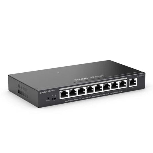 RUIJIE RG-ES209GC-P 9PORT POE GIGABIT SWITCH, UNMANAGED,90W,8 PoE+1x UPLINK"  - KUN TRADERS