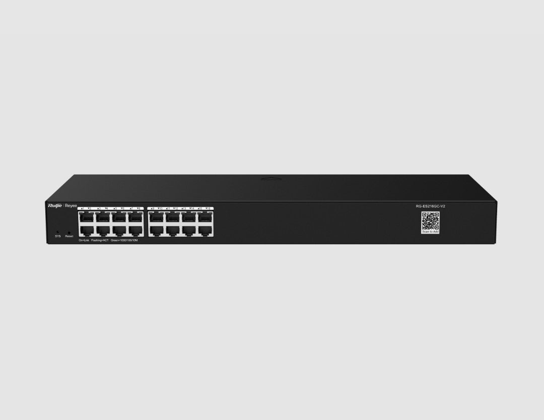 RUIJIE RG-ES216GC 16-PORT MANAGED GIGABIT ETHERNET SWITCH - KUN TRADERS
