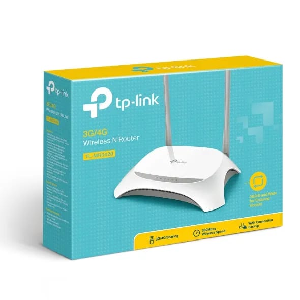 TP-LINK 3G/4G Wi-Fi ROUTER TL-MR3420 300MBPS WIRELESS ROUTER - KUN TRADER