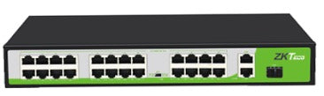 ZKT PE242-300-C 24-PORT POE SWITCH 10/100MBPS, 300W + 2 UPLINK PORTS - KUN TRADERS